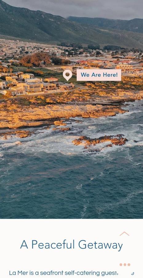 La Mer Seafront Selfcatering Accommodation Kleinmond Eksteriør billede